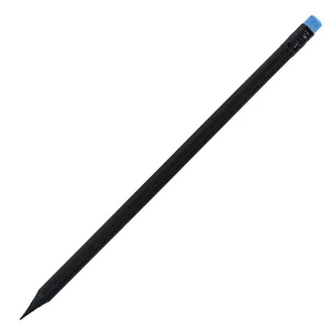 BLACK STRIPE, Олівець простий з гумкою, Ø7x190 мм