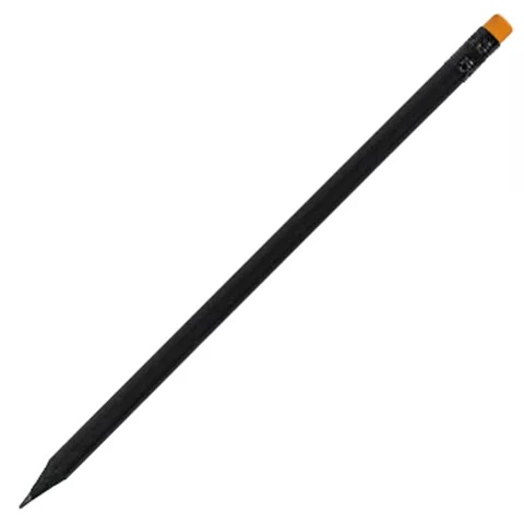 BLACK STRIPE, Олівець простий з гумкою, Ø7x190 мм